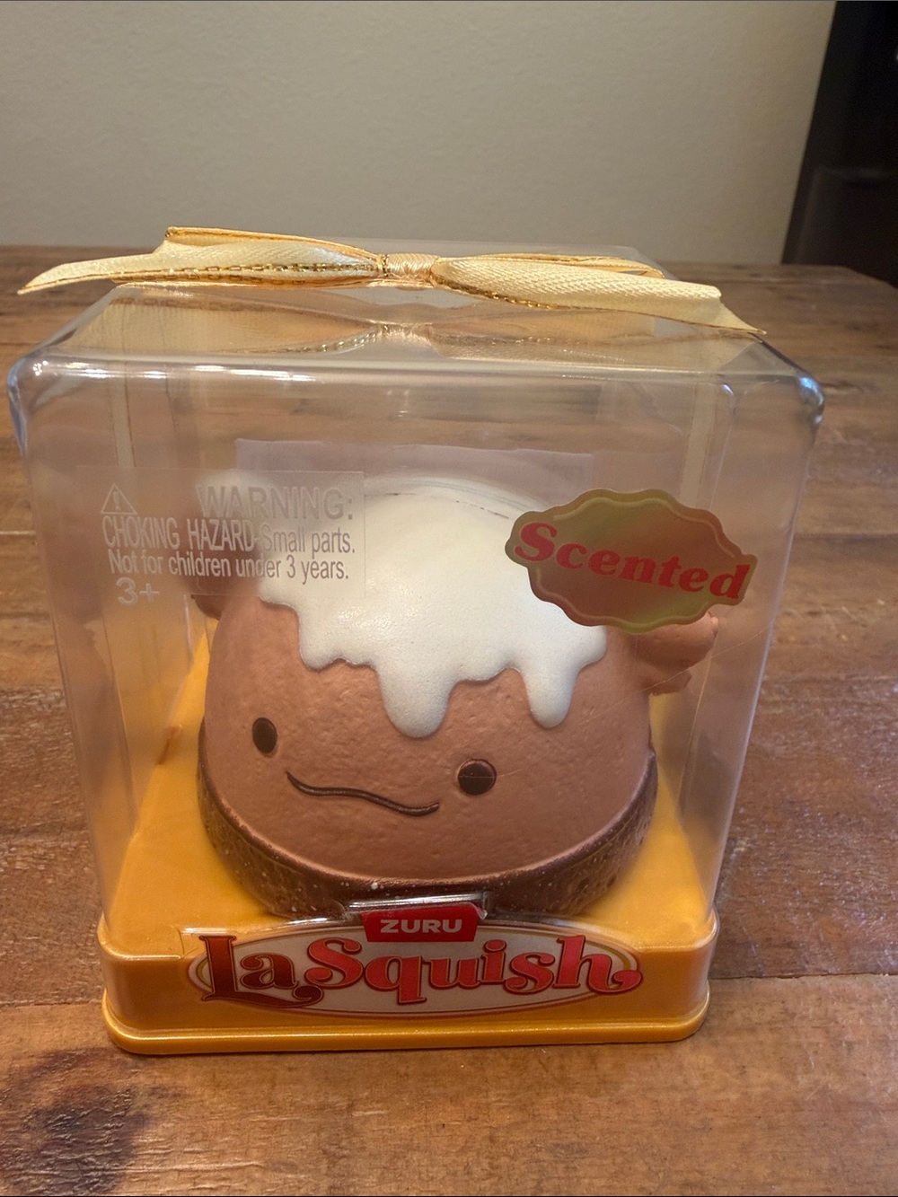 Zuru LaSquish Scented Kids Cinnamon Roll Squishy - Brown with White Topping